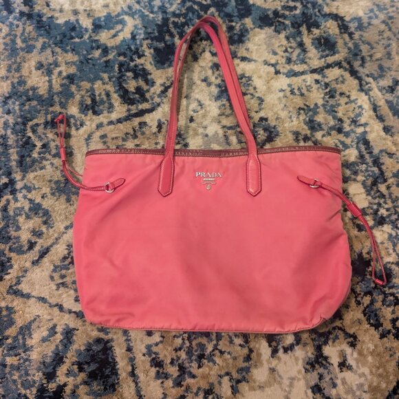 Prada Nylon Pink Tote - Picture 1 of 9